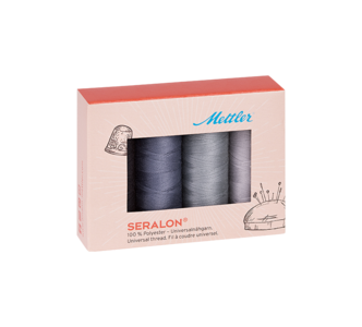 Bild einer SERALON® 4er Kit Grau farbigen SERALON® 4er Kit Grau Spule