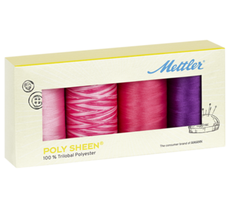 Bild einer POLY SHEEN® & POLY SHEEN® MULTI 4er Kit Blossom farbigen POLY SHEEN® & POLY SHEEN® MULTI 4er Kit Blossom Spule