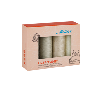 Image of a METROSENE® kit of 4 spools, beige colored METROSENE® kit of 4 spools, beige spool